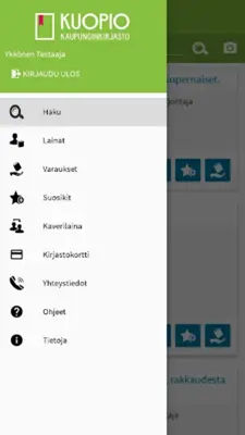 Mobiilikirjasto Minna android App screenshot 2